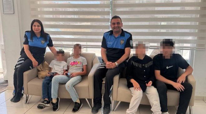 43 ÖZEL ÖĞRENCİ POLİSLERLE BULUŞTU