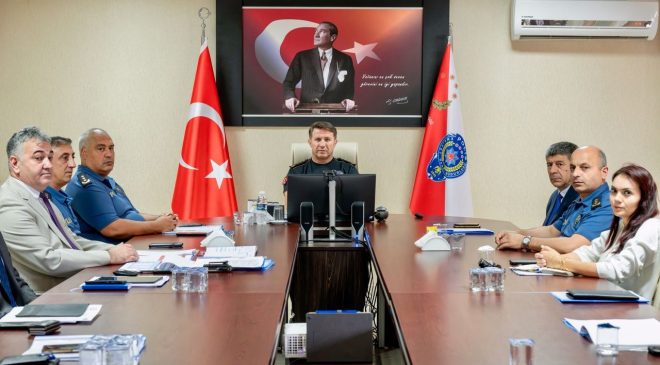 BİLECİK EMNİYETİNDE AYLIK DEĞERLENDİRME TOPLANTISI