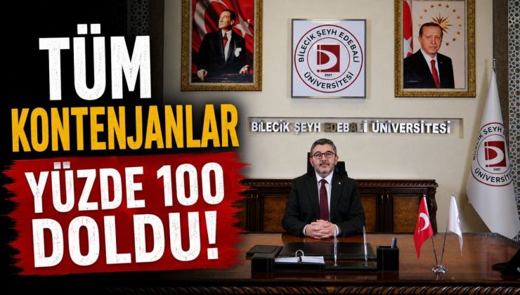 BŞEÜ’DE YKS BAŞARISI: TÜM KONTENJANLAR YÜZDE 100 DOLDU