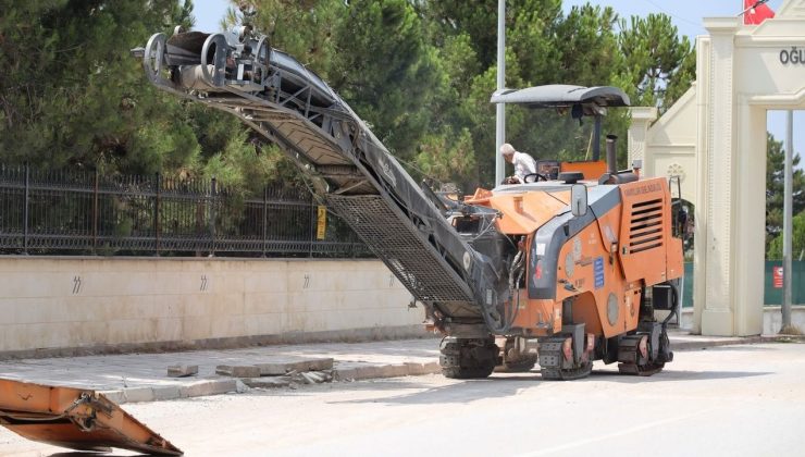 SICAK ASFALT ÇALIŞMASI BAŞLADI