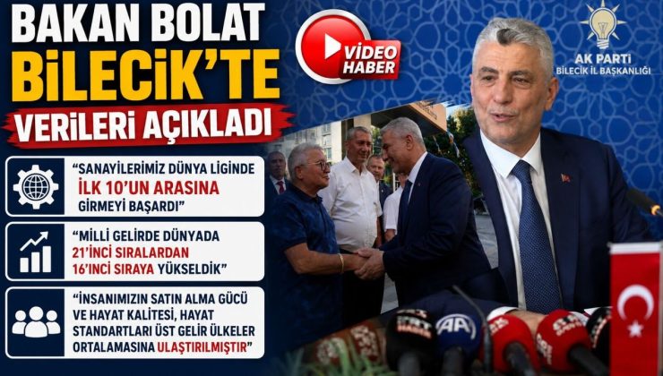 BAKAN BOLAT: “SANAYİLERİMİZ BÜTÜN SEKTÖRLERDE DÜNYA LİGİNDE İLK 10’UN ARASINA GİRMEYİ BAŞARDI”
