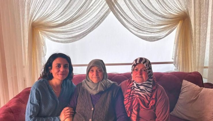 DEPREM ŞEHİDİNİN AİLESİNE VEFA ZİYARETİ