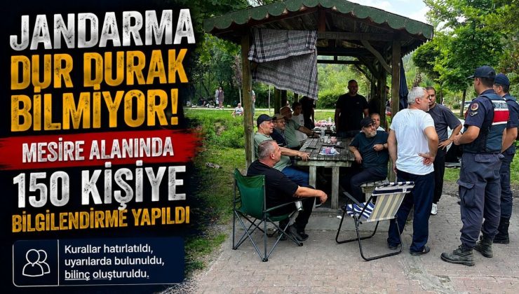 MESİRE ALANINDA 150 VATANDAŞA HIRSIZLIK UYARISI