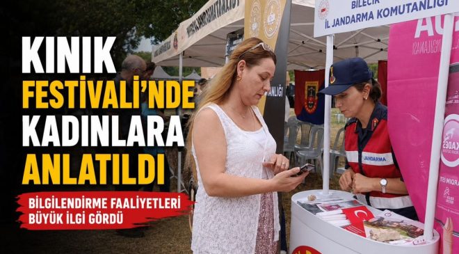 KINIK FESTİVALİ’NDE 500 KADINA KADES ANLATILDI