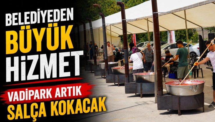 SALÇA YAPIMI İÇİN İLK ATEŞLER YAKILDI