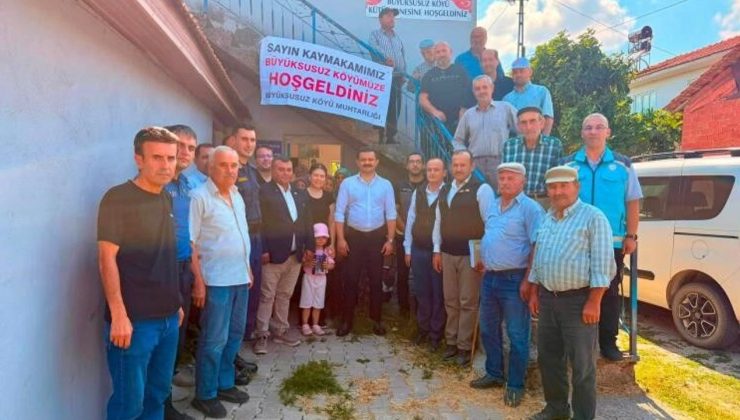 KAYMAKAM TİTİZ KÖYLERDE VATANDAŞLARLA BİR ARAYA GELDİ