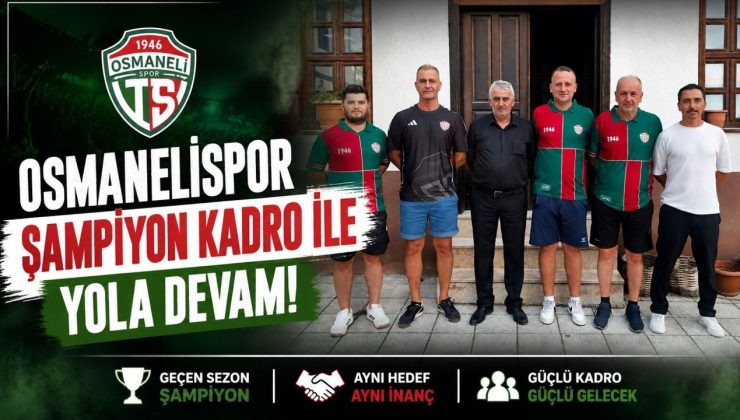 OSMANELİSPOR, ŞAMPİYON KADRO İLE YOLA DEVAM
