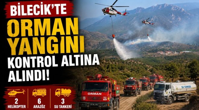 ORMAN YANGINI KONTROL ALTINA ALINDI