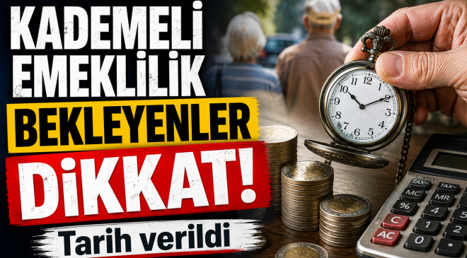 KADEMELİ EMEKLİLİK BEKLEYENLER DİKKAT