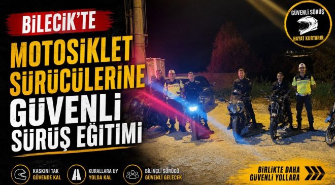 MOTOSİKLET SÜRÜCÜLERİNE GÜVENLİ SÜRÜŞ EĞİTİMİ