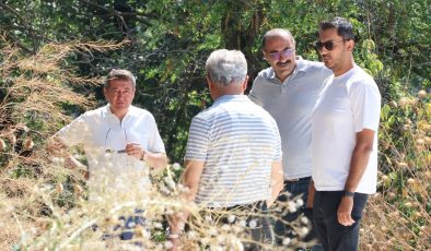 İL MÜDÜRÜ ŞİMŞEK’TEN OKULUN YENİ SPOR ALANI PROJESİNE İNCELEME