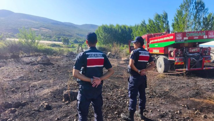 YHT HATTINDA KORKUTAN ÇALILIK YANGINI