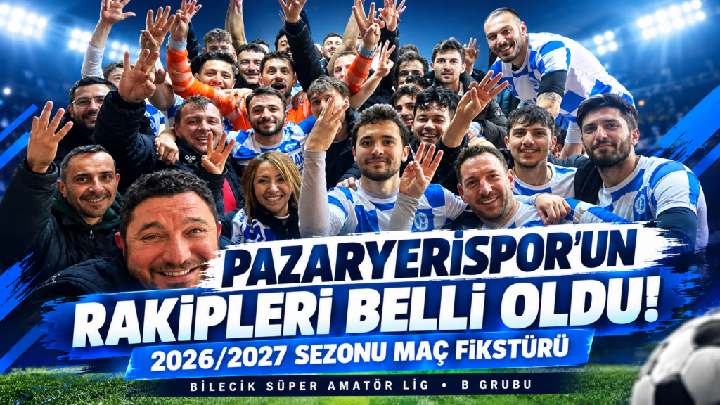 PAZARYERİSPOR’UN YENİ SEZONDAKİ RAKİPLERİ BELLİ OLDU! İŞTE MAÇ FİKSTÜRÜ PAZARYERİSPOR’UN YENİ SEZONDAKİ RAKİPLERİ BELLİ OLDU! İŞTE MAÇ FİKSTÜRÜ
